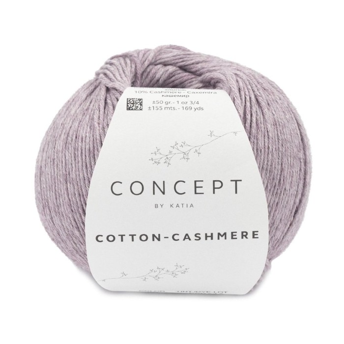 Купить пряжу Concept by Katia 🧶 Cotton-Cashmere цвет 85 Mauve 🧡 в Калининграде