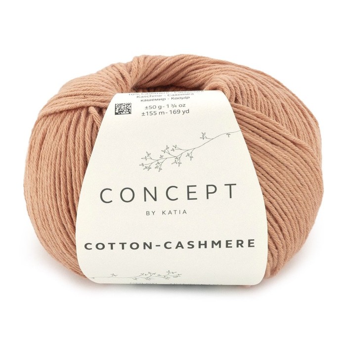 Купить пряжу Concept by Katia 🧶 Cotton-Cashmere цвет 90 Peach 🧡 в Калининграде