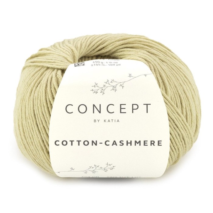 Купить пряжу Concept by Katia 🧶 Cotton-Cashmere цвет 92 Green Tea 🧡 в Калининграде