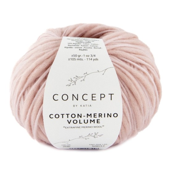 Пряжа для вязания Katia Concept Cotton-Merino Volume (Испания)