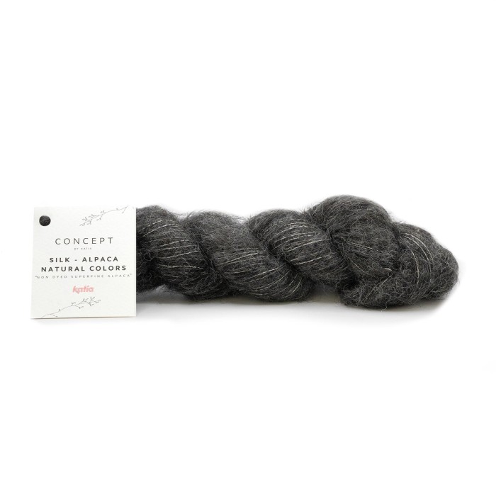 Купить пряжу Concept by Katia 🧶 Silk-Alpaca Natural Colors цвет 104 Dark mink 🧡 в Калининграде