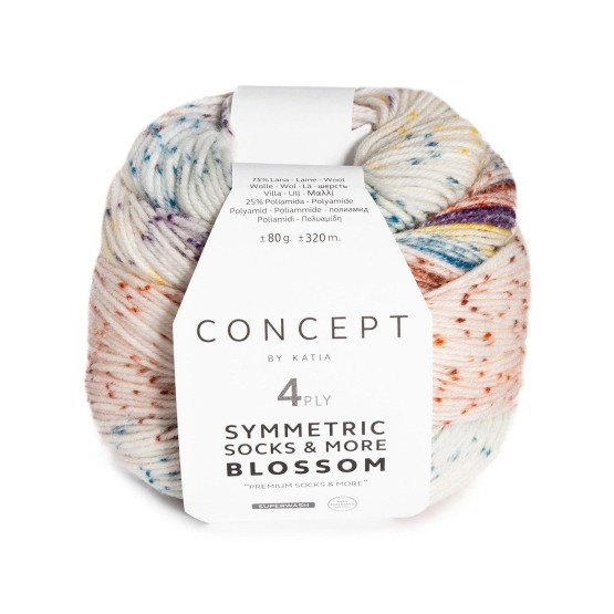 Пряжа для вязания Katia Concept Symmetric Blossom (Испания)