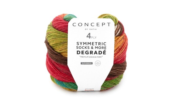 Katia Concept Symmetric Socks & More - Degrade
