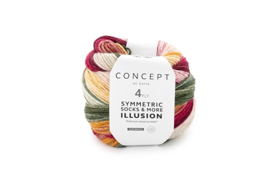 Katia Concept Symmetric Socks & More - Illusion