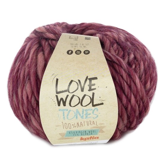 Пряжа для вязания Katia Love Wool Tones (Испания)