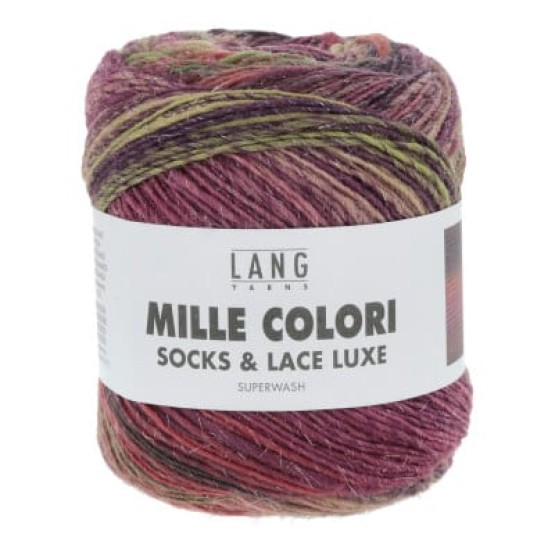 Носочная пряжа Lang Yarns Mille Colori Socks & Lace Luxe (Швейцария)