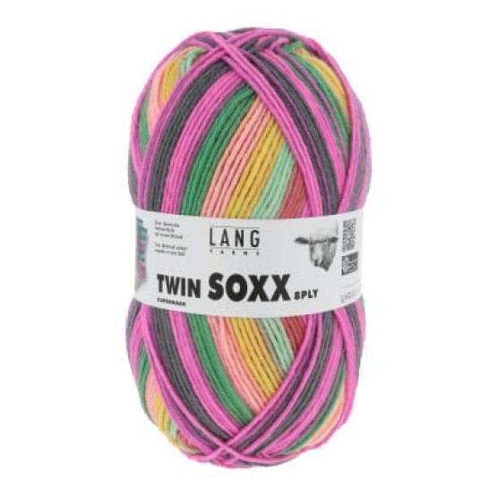 Носочная пряжа Lang Yarns Twin Soxx 8-fach/ply (Швейцария)