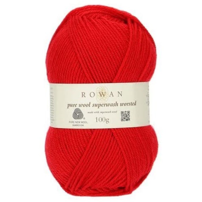 Пряжа Rowan Pure Wool Superwash Worsted цвет Cardinal 136