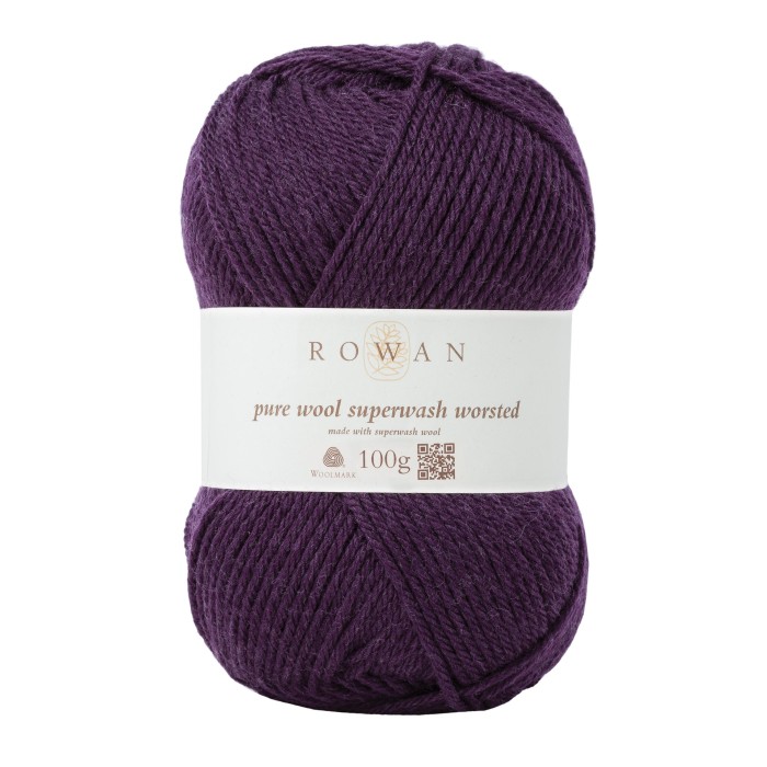 Пряжа Rowan Pure Wool Superwash Worsted цвет Damson 150