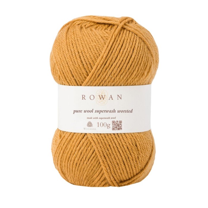 Пряжа Rowan Pure Wool Superwash Worsted цвет Gold 133