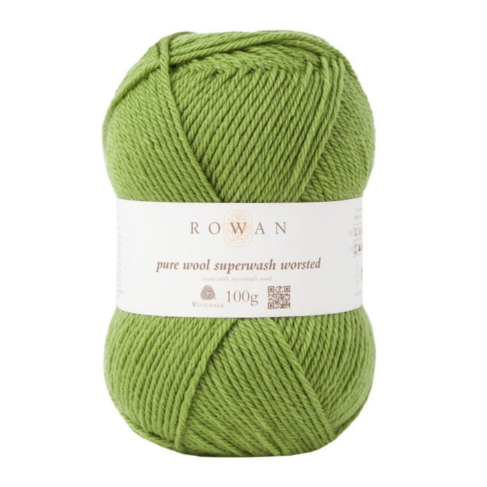 Пряжа Rowan Pure Wool Superwash Worsted цвет Olive 125
