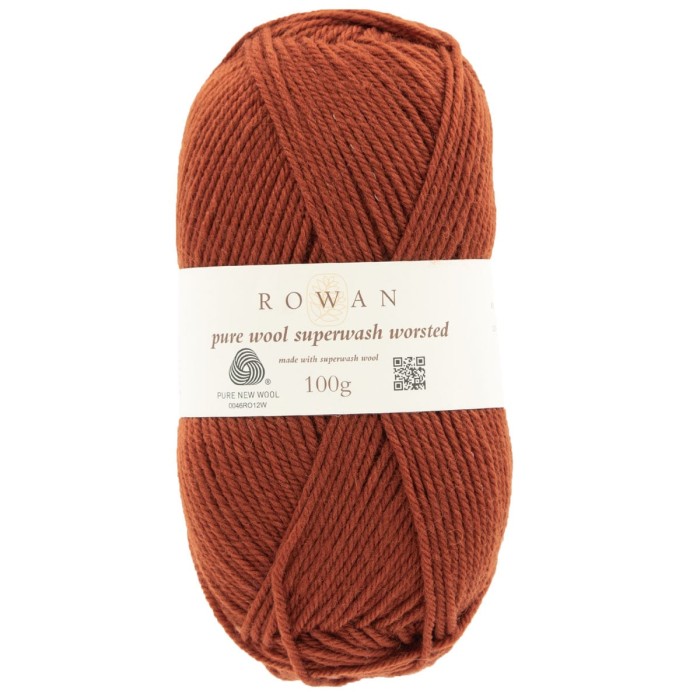 Пряжа Rowan Pure Wool Superwash Worsted цвет Rust 106