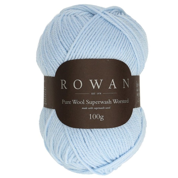 Пряжа Rowan Pure Wool Superwash Worsted цвет Sky 194