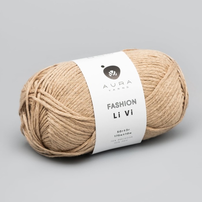 Купить пряжу Aura Yarns 🧶 Fashion Li Vi цвет 06.029 Marzipan 🧡 в Калининграде
