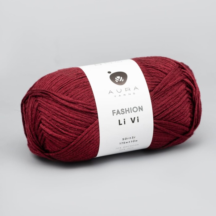 Купить пряжу Aura Yarns 🧶 Fashion Li Vi цвет 06.037 Cherries 🧡 в Калининграде