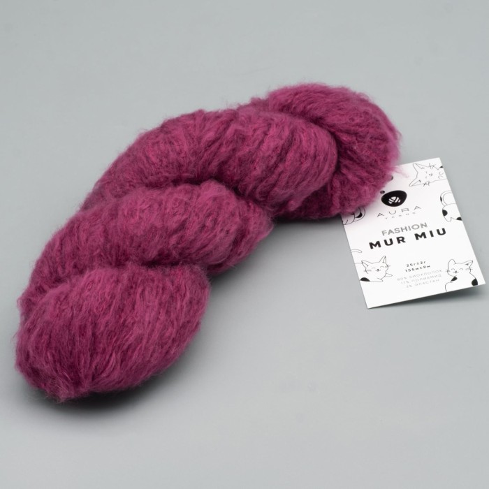Купить пряжу Aura Yarns 🧶 Fashion Mur Miu цвет 08.003 Lupin 🧡 в Калининграде