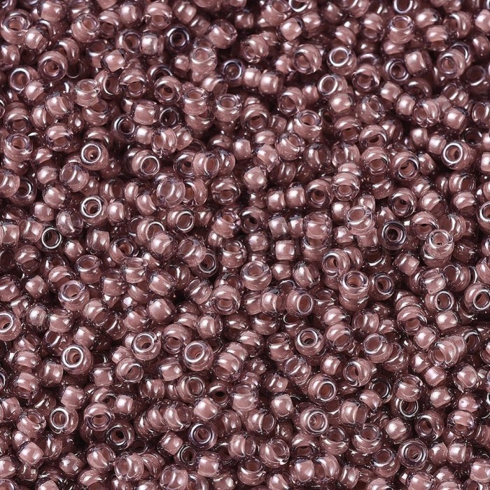 купить Бисер MIYUKI круглый 15/0 ROUND ROCAILLE LINED BERRY LUSTER #364 в Калининграде