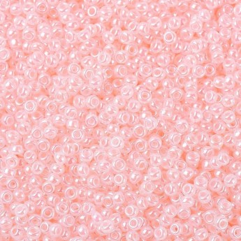 Бисер MIYUKI круглый 11/0 ROUND ROCAILLE BABY PINK CEYLON, #517, 10 гр