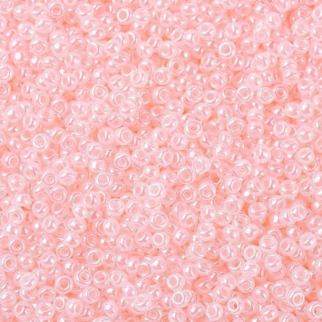 Бисер MIYUKI круглый 11/0 ROUND ROCAILLE BABY PINK CEYLON, #517, 10 гр