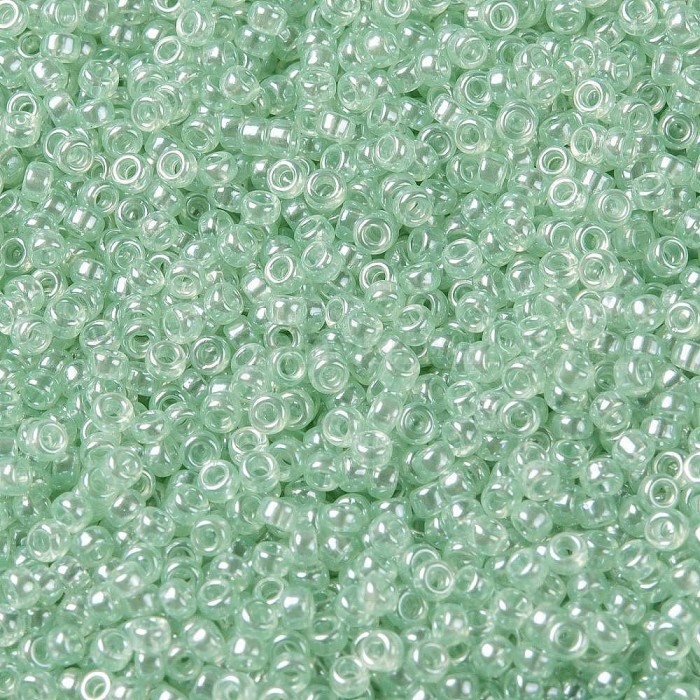 купить Бисер MIYUKI круглый 11/0 ROUND ROCAILLE SEAFOAM GREEN LUSTER, #370 в Калининграде