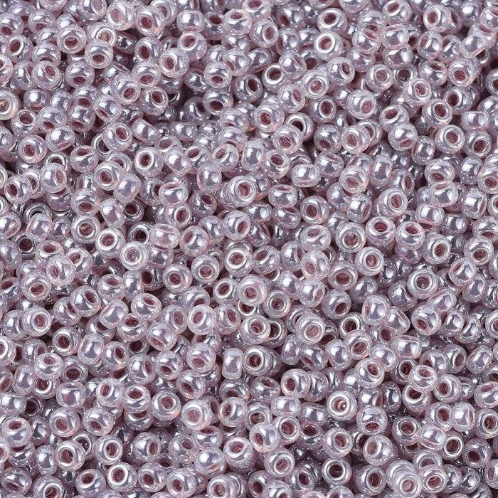 купить Бисер MIYUKI круглый 11/0 ROUND ROCAILLE OPAL AMETHYST-LINED, #546 в Калининграде
