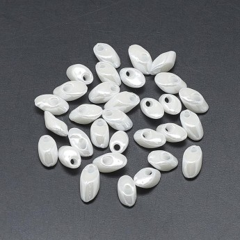 Бисер MIYUKI Long Magatama WHITE PEARL CEYLON LMA-420, 10 гр