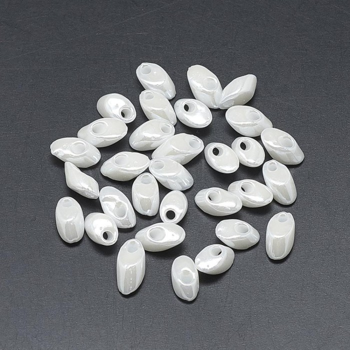 купить Бисер MIYUKI Long Magatama WHITE PEARL CEYLON #420 в Калининграде купить Бисер MIYUKI Long Magatama WHITE PEARL CEYLON #420 в Калининграде