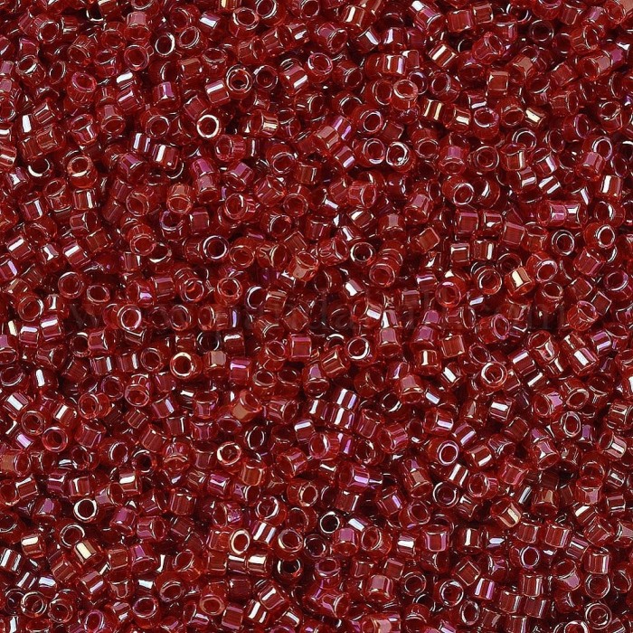 купить Бисер MIYUKI DELICA 11/0 RED LINED AB, DB295 в Калининграде купить Бисер MIYUKI DELICA 11/0 RED LINED AB, DB295 в Калининграде