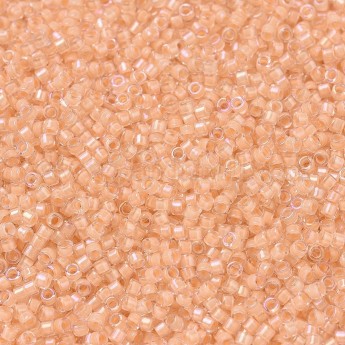 Бисер MIYUKI DELICA 11/0 LINED FLESH AB, DB067, 4 гр