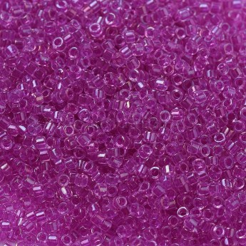 Бисер MIYUKI DELICA 11/0 LINED LIGHT FUCHSIA AB, DB074, 4 гр