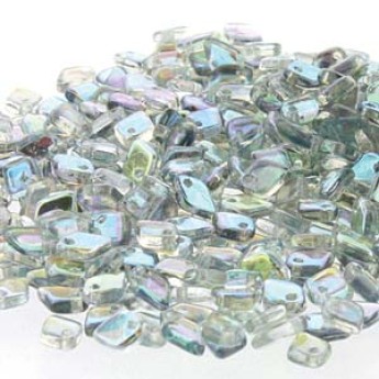 Бусины BEADSMITH Dragon Scale 1,5x5 мм BLUE RAINBOW (#00030/98538), 5 гр