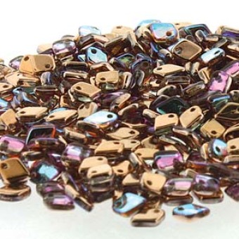 Бусины бусины Dragon Scale 1,5х5 мм Crystal Copper Rainbow (#00030-98533) в интернет-магазине «Любимое Творчество»