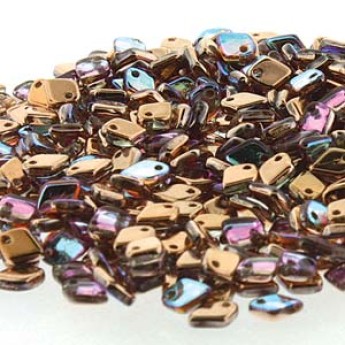 Бусины BEADSMITH Dragon Scale 1,5x5 мм RAINBOW COPPER (#00030/98533), 5 гр