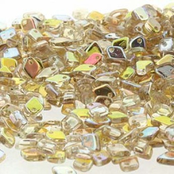 Бусины BEADSMITH Dragon Scale 1,5x5 мм RAINBOW LEMON (#00030/98534), 5 гр
