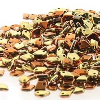 Бусины BEADSMITH Dragon Scale 1,5x5 мм CALIFORNIA GOLD RUSH (#00030/98542), 5 гр