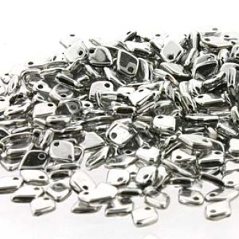 Бусины BEADSMITH Dragon Scale 1,5x5 мм JET LABRADOR FULL (#23980/27000), 5 гр