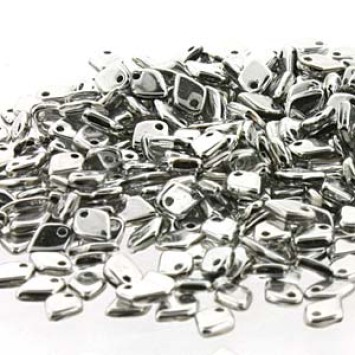 Бусины BEADSMITH Dragon Scale 1,5x5 мм JET LABRADOR FULL (#23980/27000), 5 гр