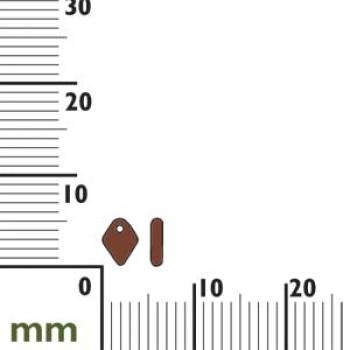 Бусины Dragon Scale 1,5x5 мм (#00030/29636) (Чехия)