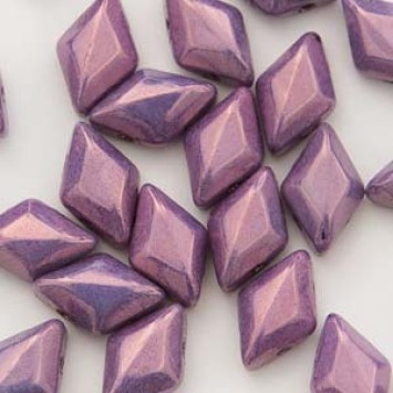Бусины MATUBO GEMDUO™ CHALK VEGA PURPLE 8x5 мм (#03000/15726), 5 гр