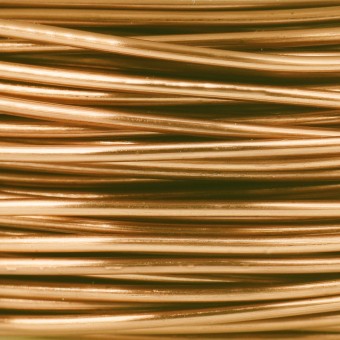 Проволока The Beadsmith® Wire™ Elements с медным посеребренным сердечником Ø0,64 мм (золотистая) (США)