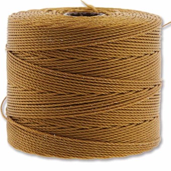 Нить Super-LON золотистая (Beadsmith, США)
