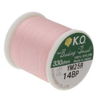 Нить для бисероплетения K.O. нежно розовая (K.O., Япония)