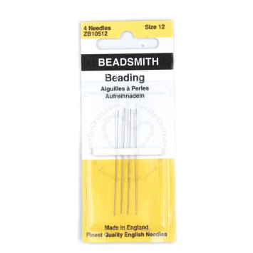 Иглы для бисероплетения BEADSMITH JOHN JAMES ENGLISH NEEDLES BEADING #12 (США)