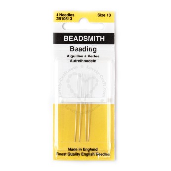Иглы для бисероплетения BEADSMITH JOHN JAMES ENGLISH NEEDLES BEADING №13
