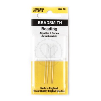 Иглы для бисероплетения BEADSMITH JOHN JAMES ENGLISH NEEDLES BEADING №13