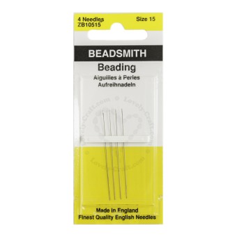 Иглы для бисероплетения №15 (Beadsmith, США)