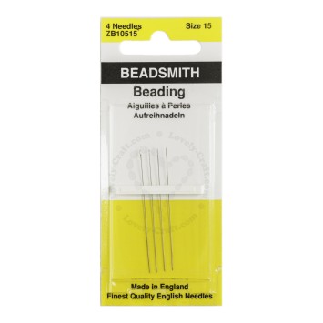 Иглы для бисероплетения BEADSMITH JOHN JAMES ENGLISH NEEDLES BEADING №15