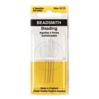 Иглы для бисероплетения BEADSMITH JOHN JAMES ENGLISH NEEDLES BEADING №10, №12, №13 (набор)