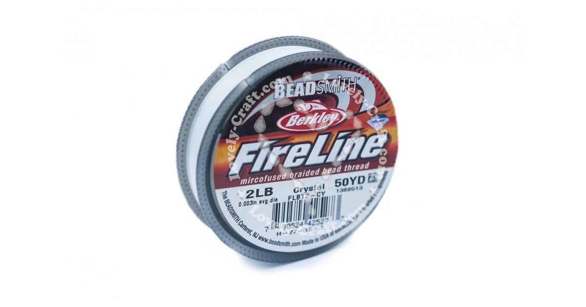 Купить нить для бисероплетения Beadsmith FireLine 0,08 мм (белая ...