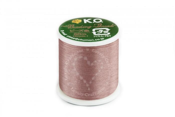 Купить нить K.O. для бисероплетения розового цвета в интернет-магазине «Любимое Творчество»